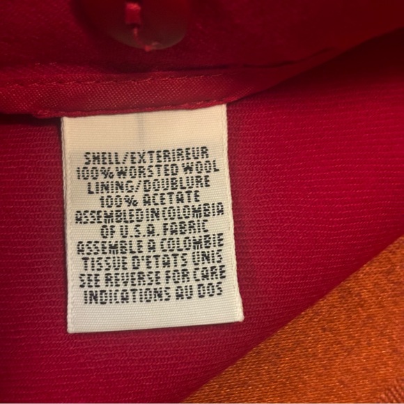 Talbots Dark Red Worsted Wool Pencil Skirt, Size 10 - Picture 9 of 10